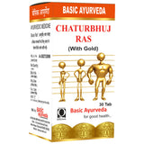 Basic Ayurveda Chaturbhuj Ras (with Gold) Tablet image 3