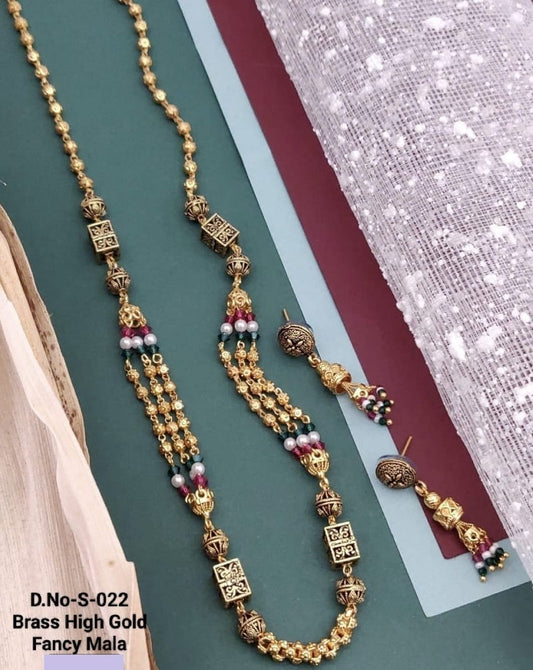 Fancy Designer Antique Mala Earrings set RR image 1