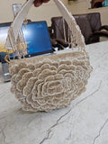 Designer Rose Flap Clutch image 1