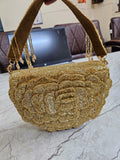 Designer Rose Flap Clutch image 2