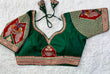 Silk Coading Work,Multi Sequence Work Blouse,Saree Blouse image 1