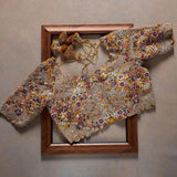 Georgette & Embroidery Work Saree With Blouse image 4