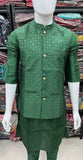 Heavy Banglori Silk Embroidery Sequence Work Kurta image 3