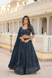 Faux Bloouming Sequence Embroidery Work Lehenga Choli With Dupatta image 2