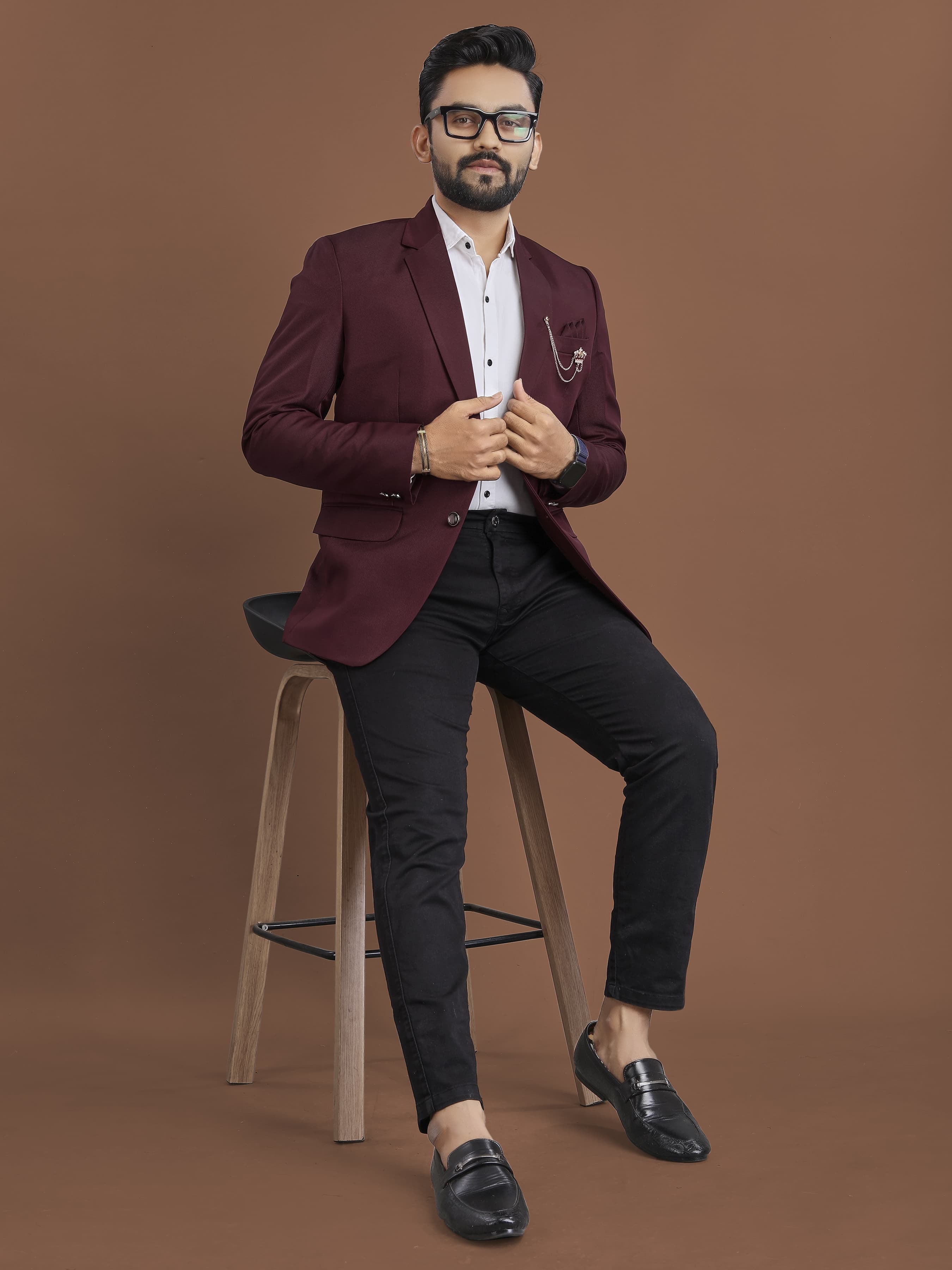 Men's Soft Imported polyester Blazzer image 4
