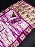 Paithani Silk Saree With Blouse image 6