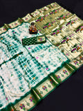 Paithani Silk Saree With Blouse image 3