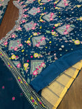 Butterfly Net Sequence Embroidery Work Lehenga Choli With Dupatta image 7