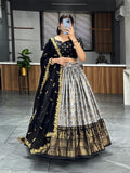Soft Dola Silk Fully Printed Lehenga Choli & Dupatta image 1