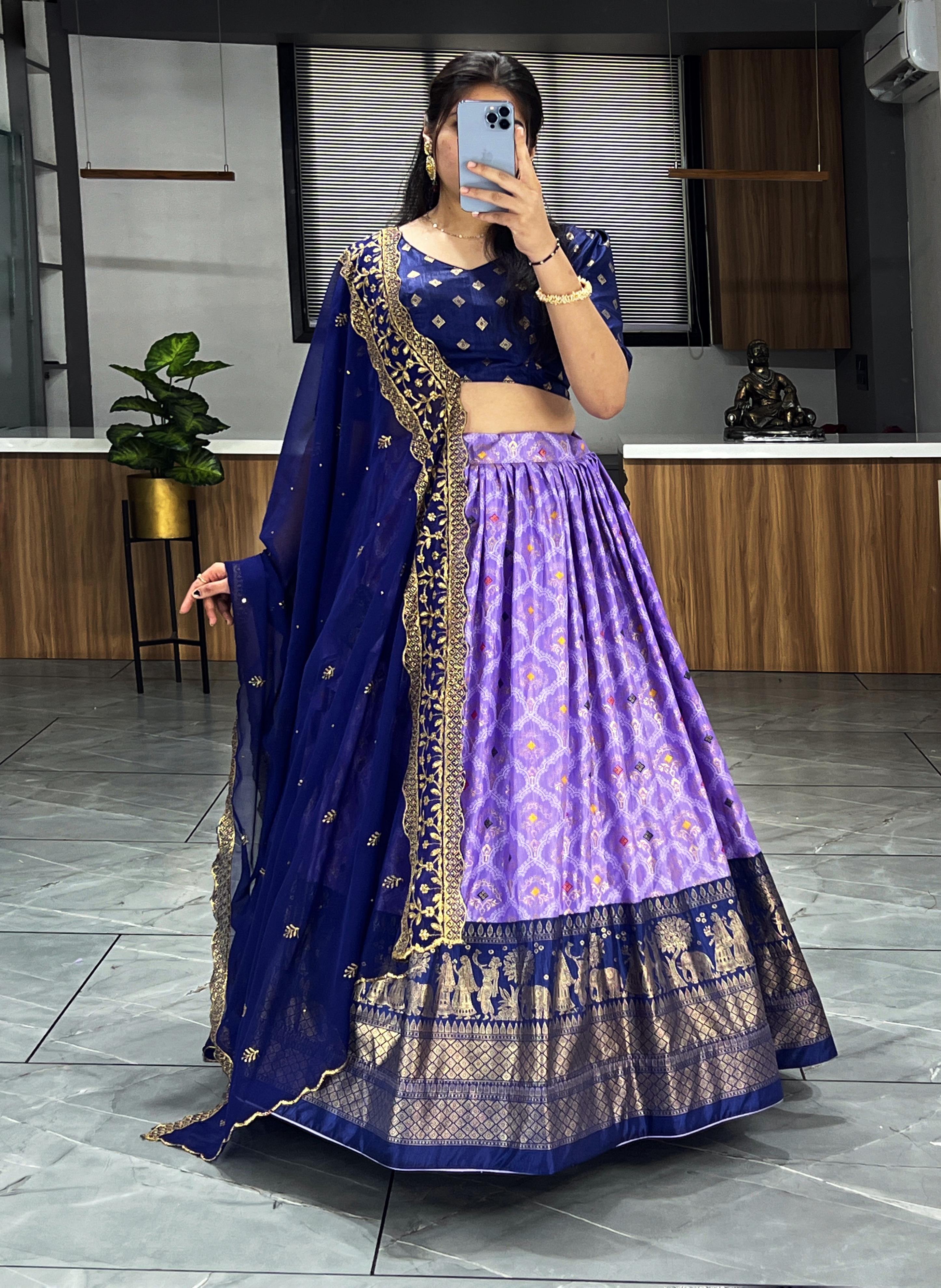 Soft Dola Silk Fully Printed Lehenga Choli & Dupatta image 4