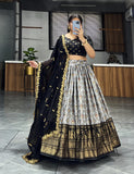 Soft Dola Silk Fully Printed Lehenga Choli & Dupatta image 2