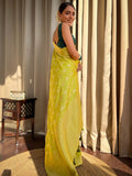 Banarasi Soft Silk Jacquard Border Saree image 5