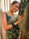 Women Banarasi Soft Silk Saree image 3