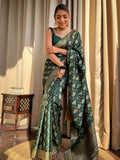 Women Banarasi Soft Silk Saree image 6