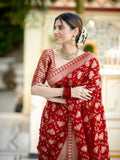 Women Banarasi Soft Silk Saree image 8