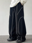 Contrast Curve Baggy Joggers image 1