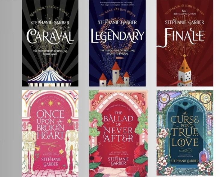 Caraval + Once Upon A Broken Heart Series Combo | Complete Fantasy Romance Collection by Stephanie Garber Paperback bookcover – AVRBOOKS