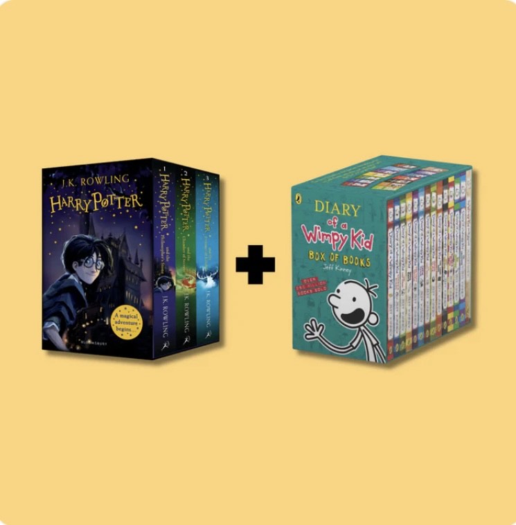Book cover of Mega Kids’ Book Bundle: Diary of a Wimpy Kid (Books 1–13) + Harry
