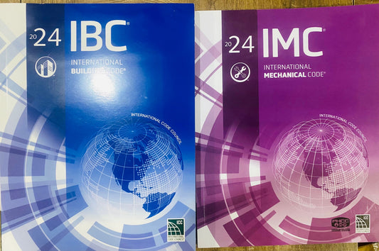 Book cover of 2024 International Building Code (IBC) + International Mechanical