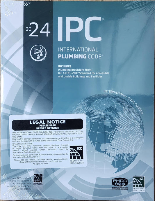 2024 International Plumbing Code Paperback ISBN: 9781959851738 ISBN 9781959851738 Paperback bookcover – AVRBOOKS