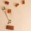 Twigs Tropical Design Brass Spoons | Set of 2 image 1