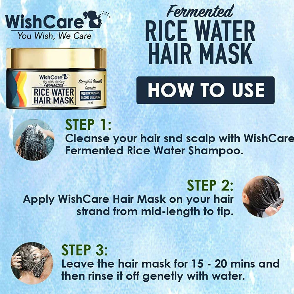 WishCare Fermented Rice Water Hair Mask -200 ml image 3