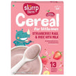 Slurrp Farm Strawberry & Ragi & Rice With Milk Cereal For Little Ones - 200 gm image 1