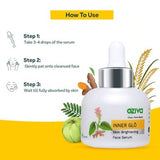 OZiva Plant Based Inner Glō Skin Brightening Face Serum image 3