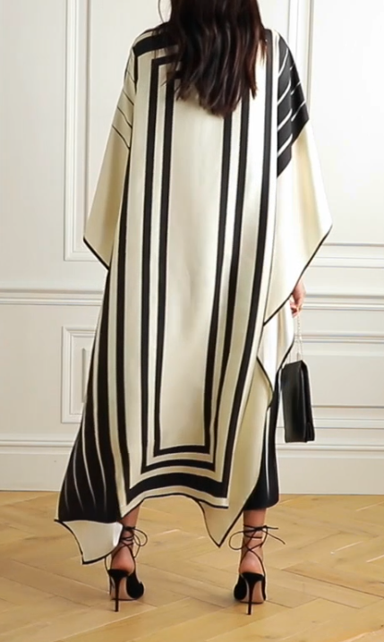 Digital Printed Soft Satin Silk Kaftan, Caftan For Women's image 6