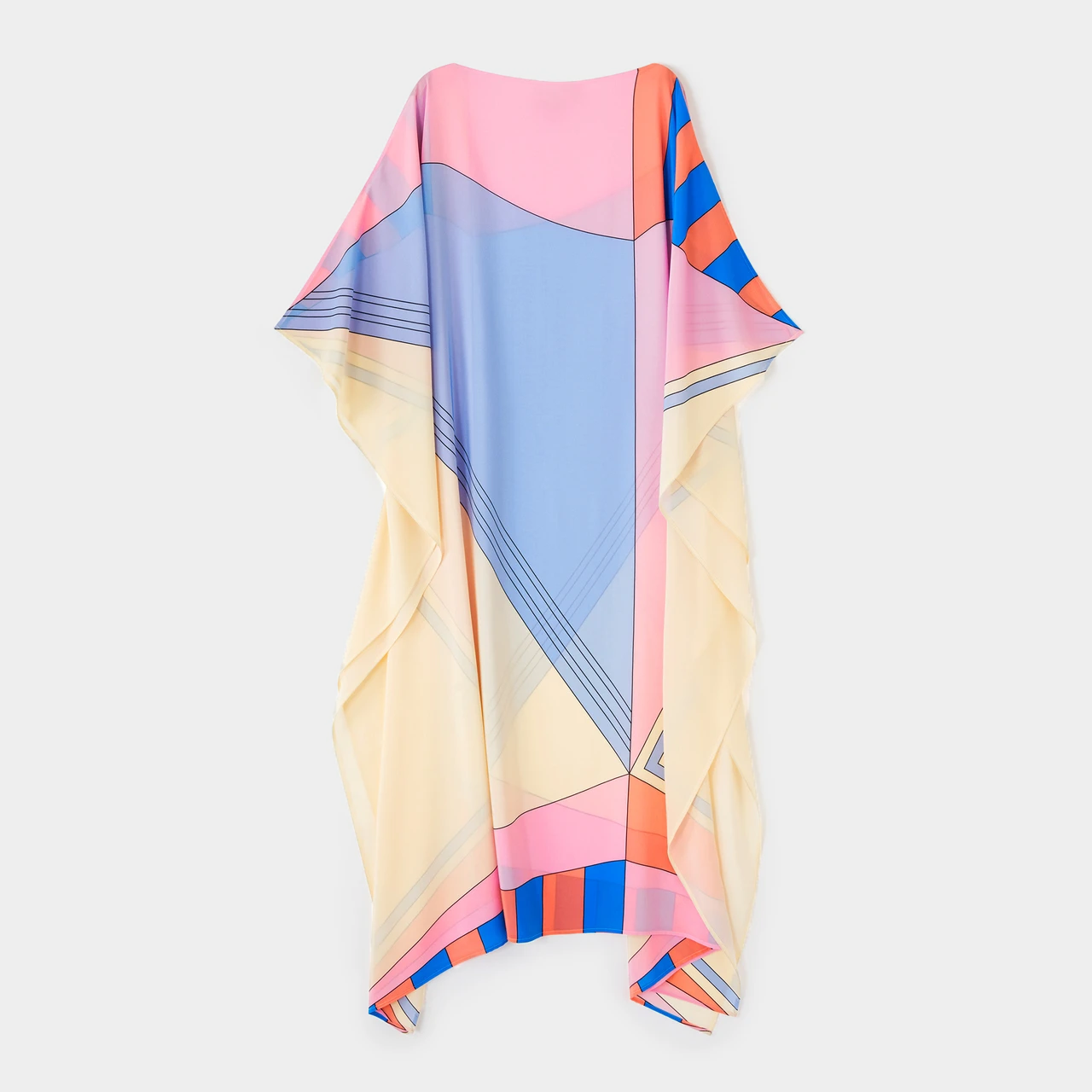 Soft Silk Crepe Kaftan, Women's Caftan image 7