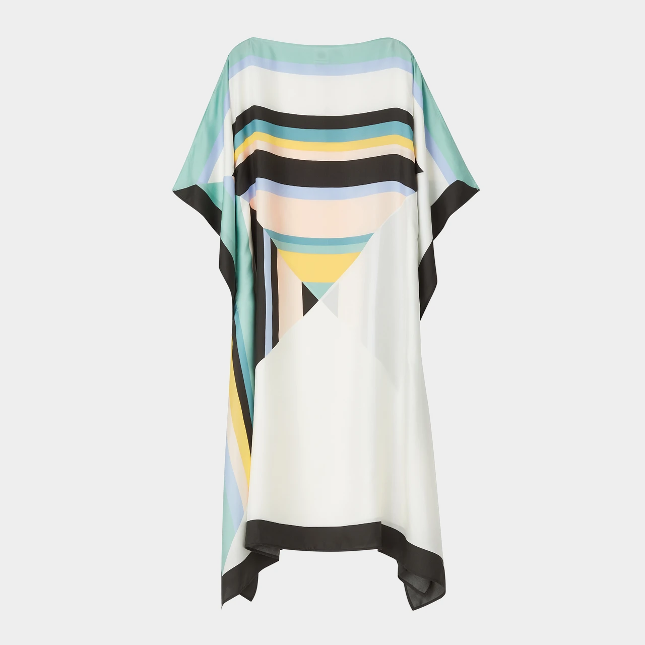 Soft Silk Crepe Kaftan, Beach Wear Caftan image 7