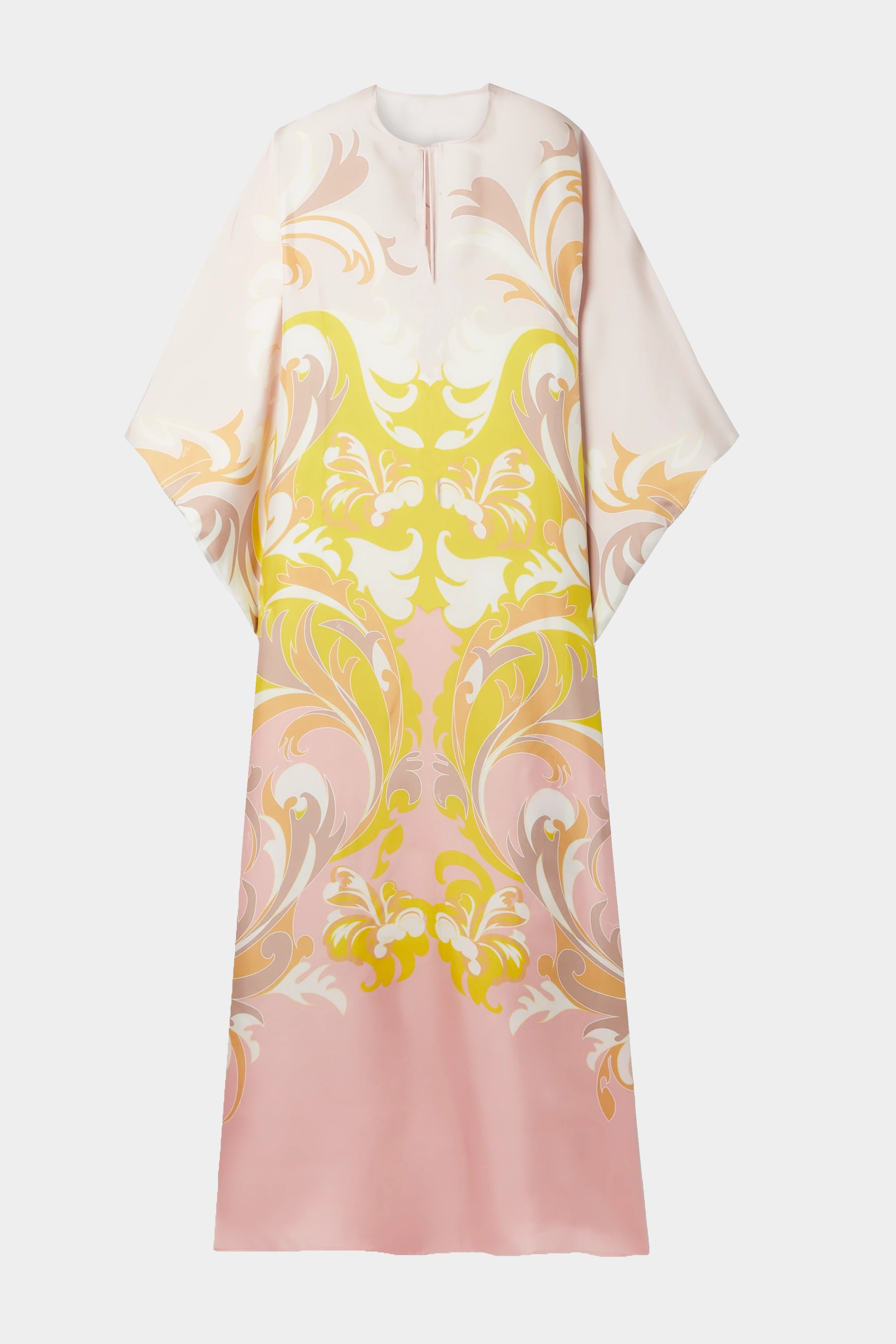 Soft Satin Silk Kaftan, Long Women's Caftan image 3