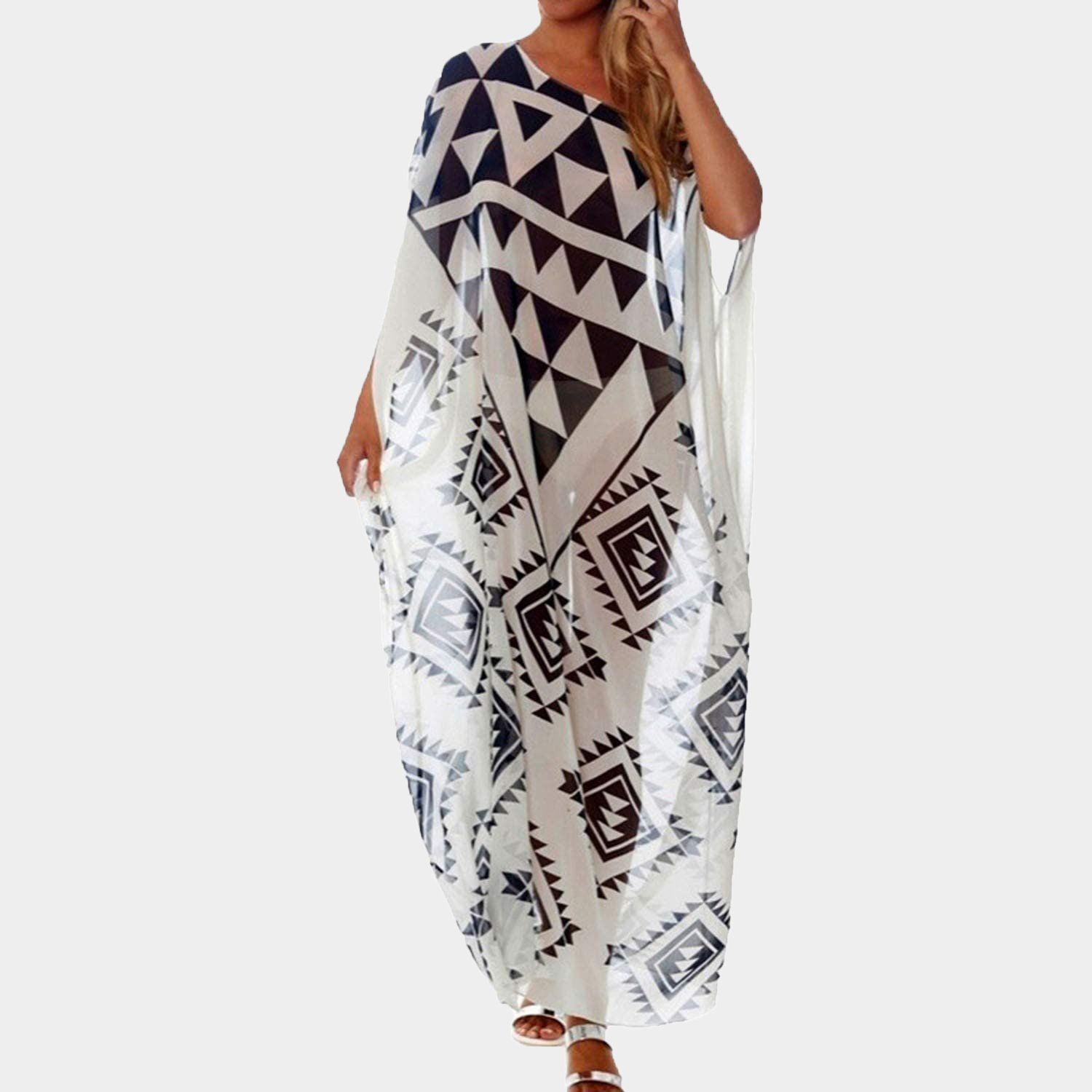 Women's Georgette Kaftan, Summer Wear Caftan image 2