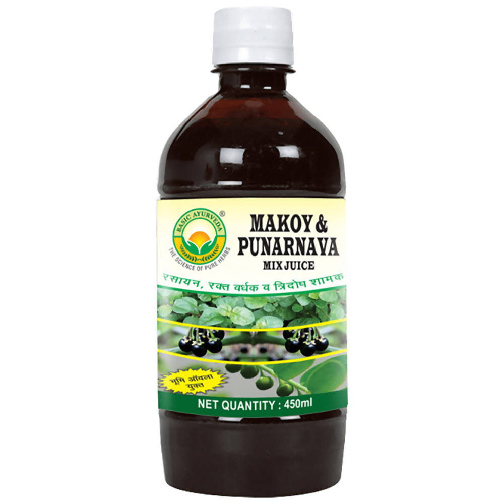 Basic Ayurveda Makoy & Punarnava Mix Juice - 450 ml image 3