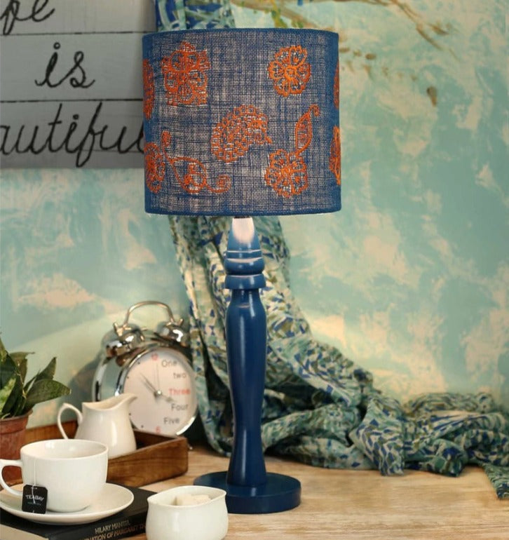 Ambi Motif on Jute Lamp image 2