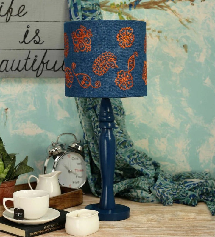 Ambi Motif on Jute Lamp image 1