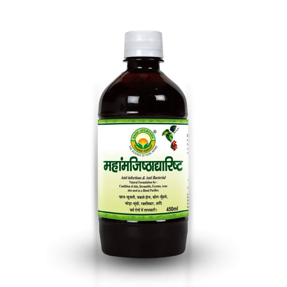 Basic Ayurveda Mahamanjishthadyarishta - 450 ml image 4