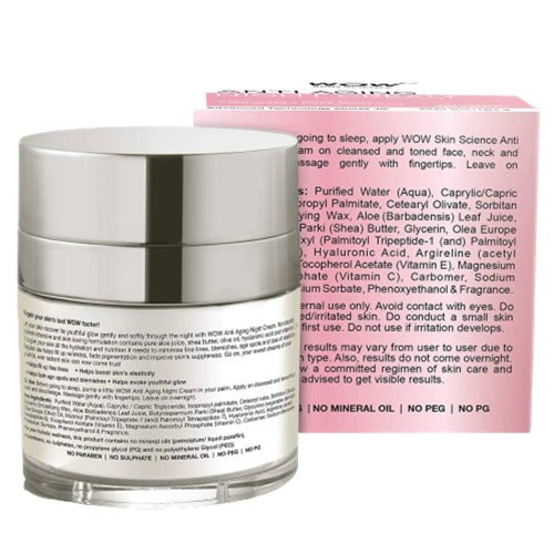 Wow Skin Science Anti Aging Night Cream - 50 ml image 2