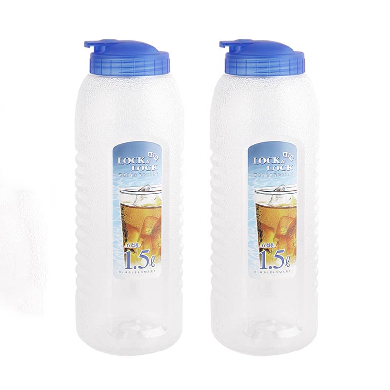 Aqua Easy Grip Plastic Water Bottles| Set Of 2| 1 Liter image 5