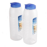Aqua Easy Grip Plastic Water Bottles| Set Of 2| 1 Liter image 6