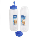 Aqua Easy Grip Plastic Water Bottles| Set Of 2| 1 Liter image 7