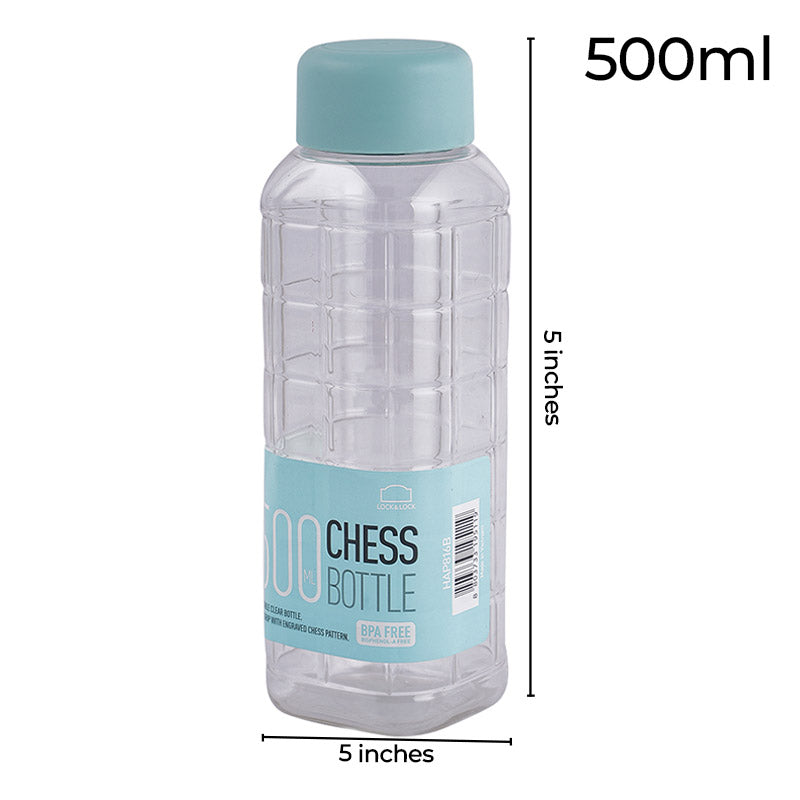 Chess Plastic Water Bottles With Blue Lid| Set Of 2| 500 ml image 7