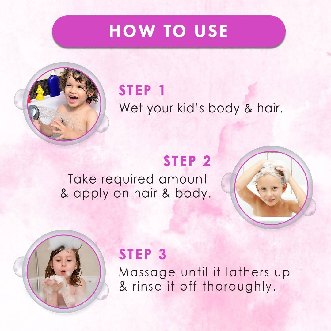 Wow Skin Science Kids Mango 3 in 1 Tip to Toe Wash - 300 ml image 5