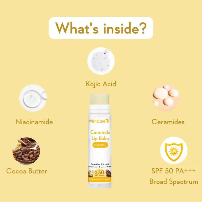 Wishcare Ceramide Lip Balm - SPF 50 | (5g) image 3