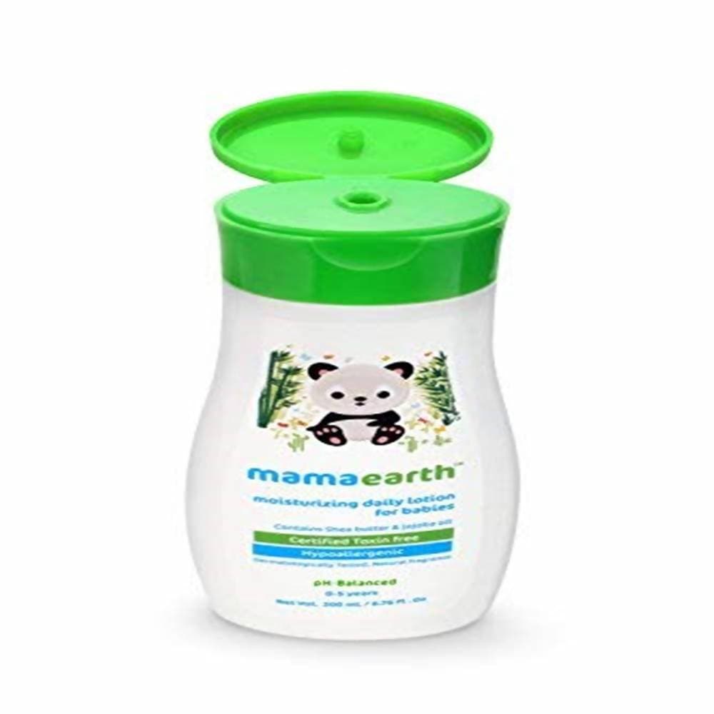 Mamaearth Baby Daily Lotion – Gentle Moisturizer with Shea Butter & Aloe Vera – 200ml image 3