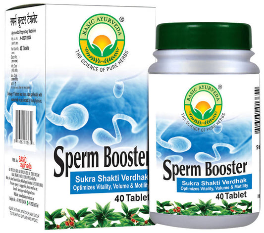 Basic Ayurveda Sperm Booster Tablets image 1