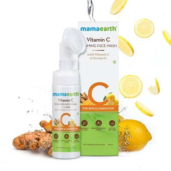 Mamaearth Vitamin C Foaming Face Wash - 150 ml image 2
