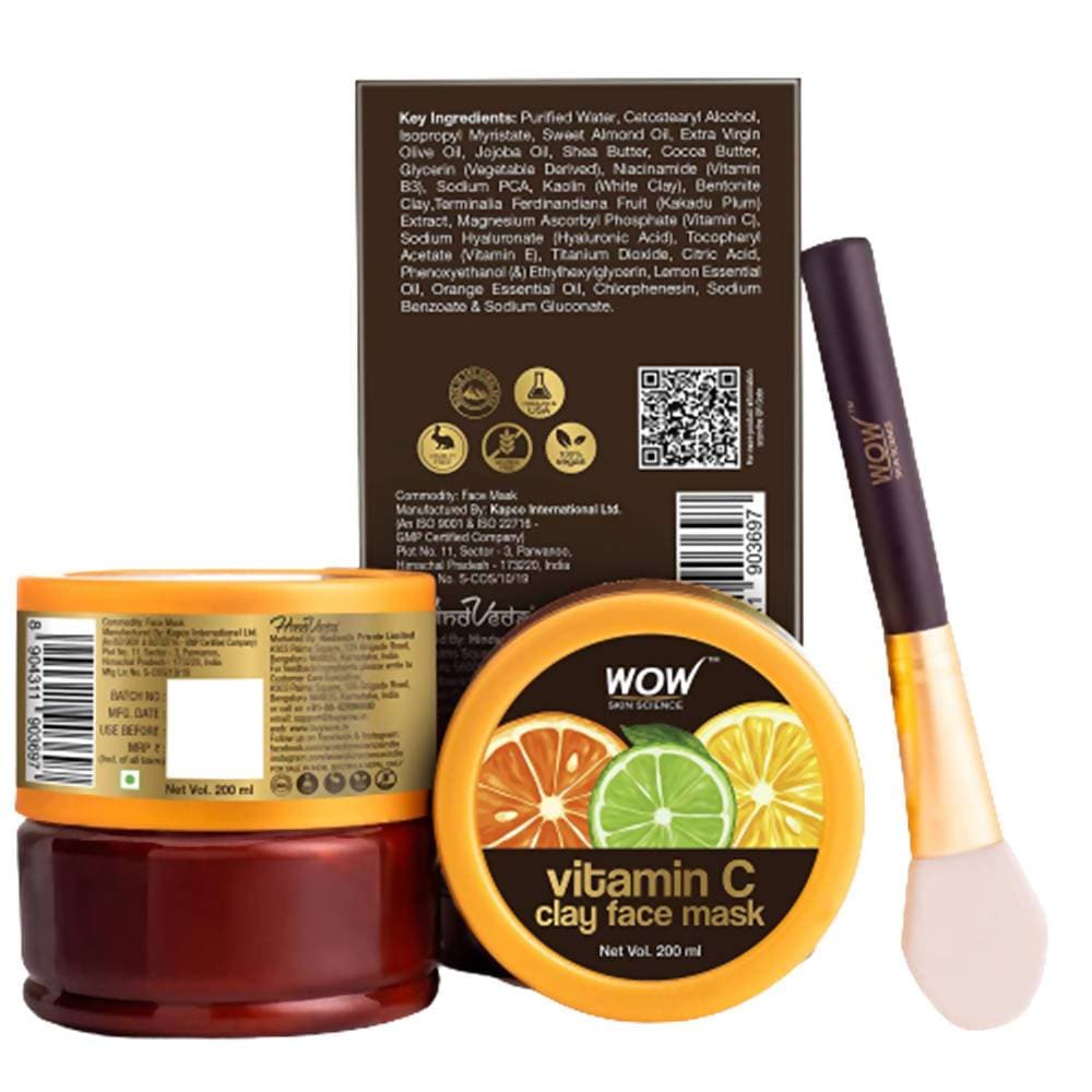 Wow Skin Science Vitamin C Glow Clay Face Mask - 200 ml image 3