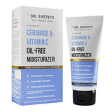 Dr. Sheth's Ceramide & Vitamin C Oil Free Moisturizer Hydrate & Brighten Skin With Vitamin C, Ceramide & Ashwagandha, For All Skin Types -50gm image 1