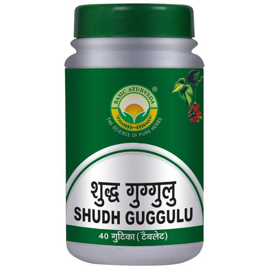 Basic Ayurveda Shudh Guggulu - 40 Tablets image 1